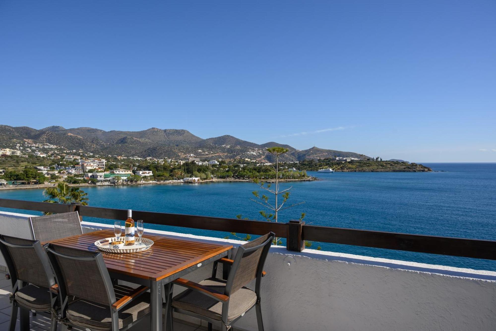 Horizon Central Apartment Amazing View Agios Nikolaos  Ngoại thất bức ảnh